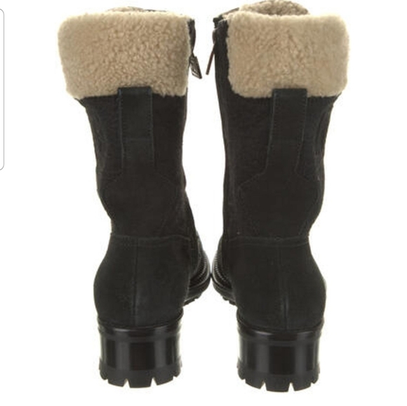 Chanel Winter Lace Up Combat  Boots - Picture 8 of 17